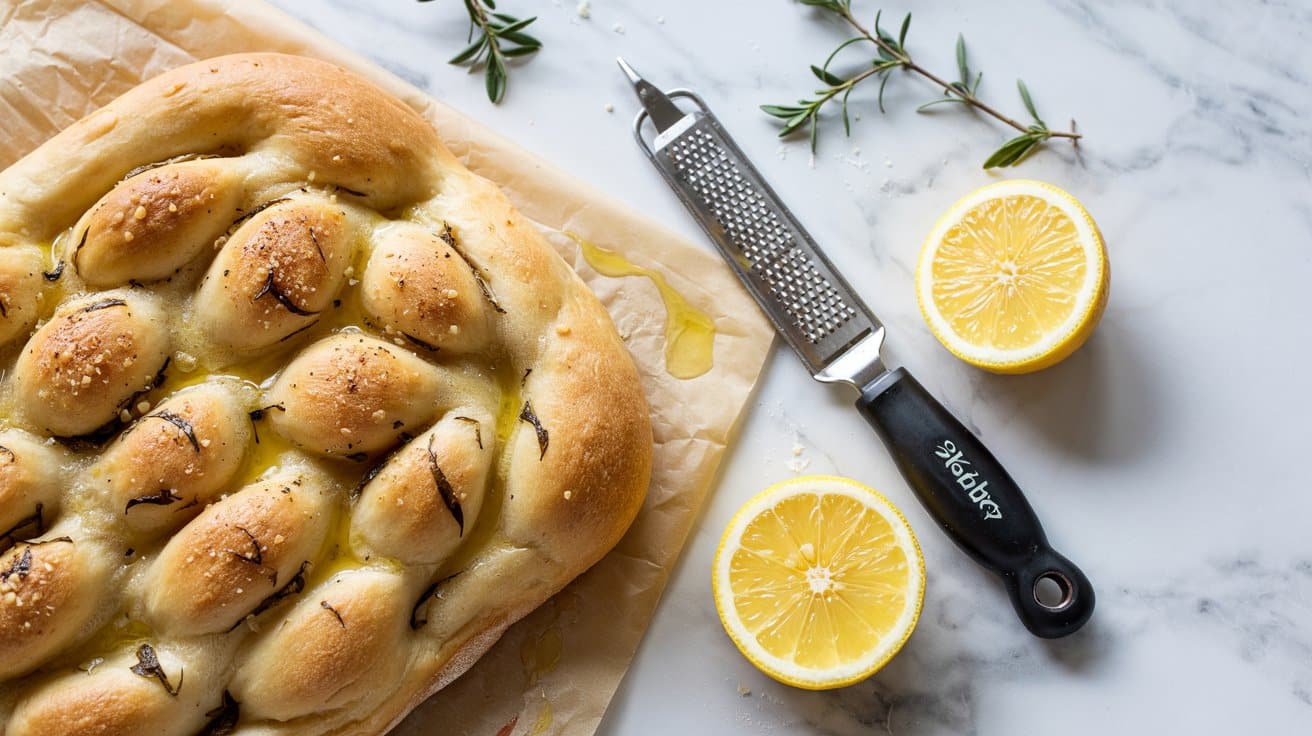14 herb lemon zest focaccia a bright top 8QhKYdCCTY2raKH6Ygofpg qRjRIKoQTjyr00LubAIPkQ