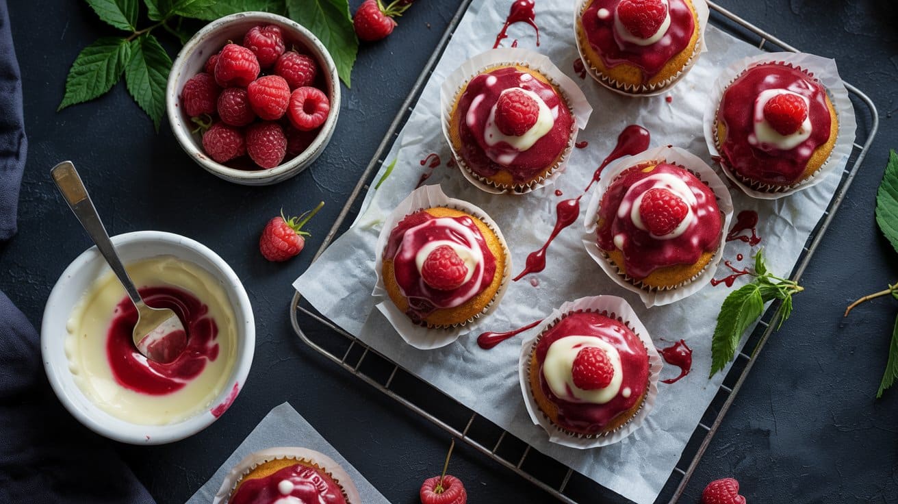 14 raspberry white chocolate cupcakes a buAOXVA TWSeiru6VJNNsg bqdnSZW5SrGjm1kZEblHKg