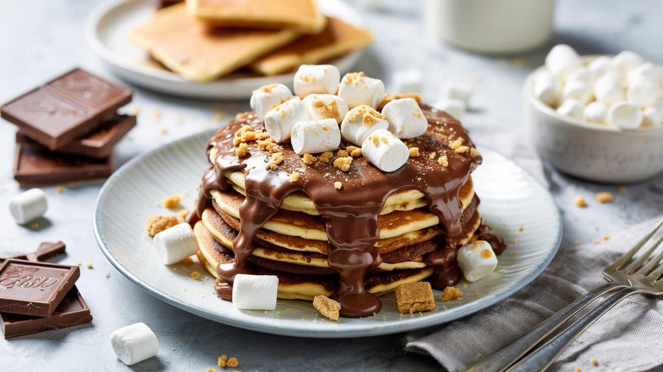 14 smores pancakes with marshmallow crea zkgv 5uHRcCfftLhV uKsw tIfw9CkXReKvFvRKfKhuYQ