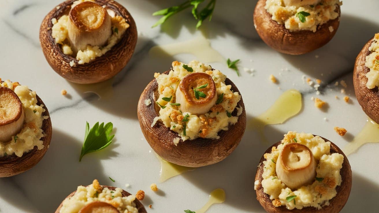 14 stuffed mushrooms with parmesan and g bbzGqMO1TFKBeLPlIAGC5g Xyq pag5RW 5BHSjeoZYKQ