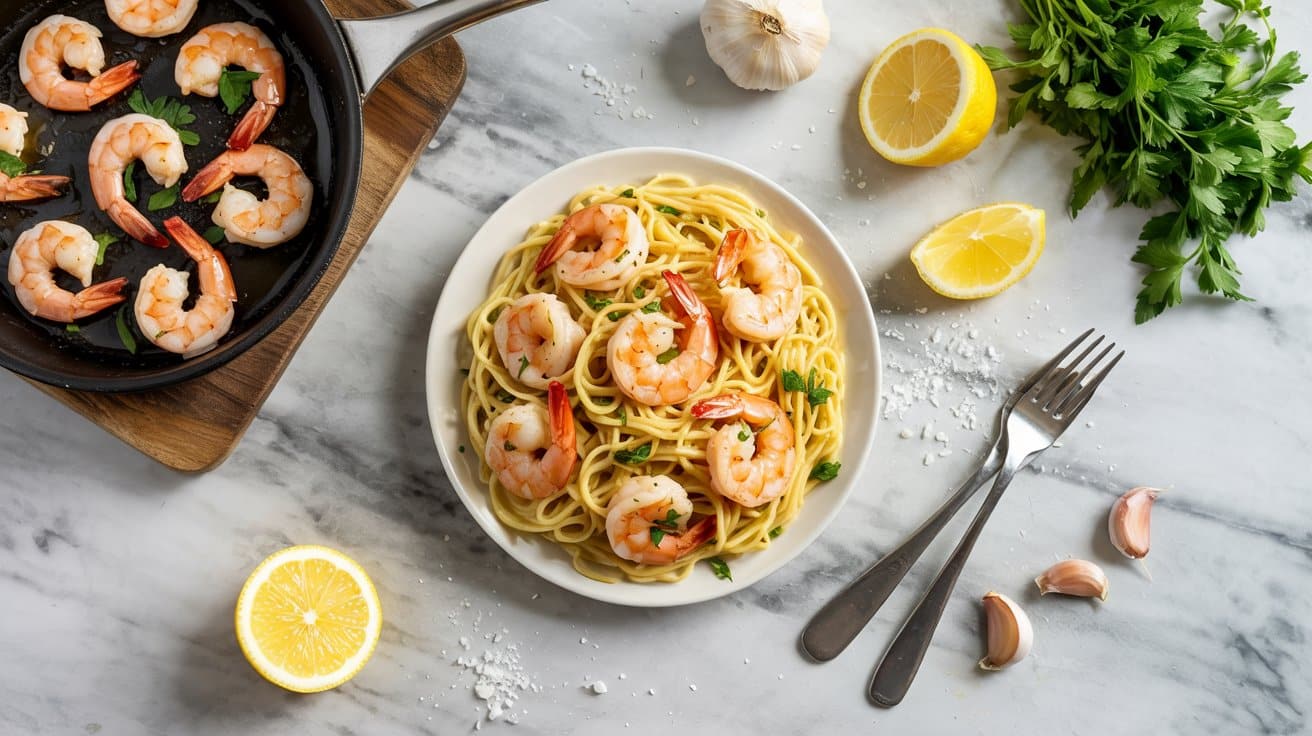 15 lemon garlic shrimp pasta salad a bri PhTg7HjtRemrFRiK RwgPQ Bq5ahPZ0RYCc3YMK jCdkw