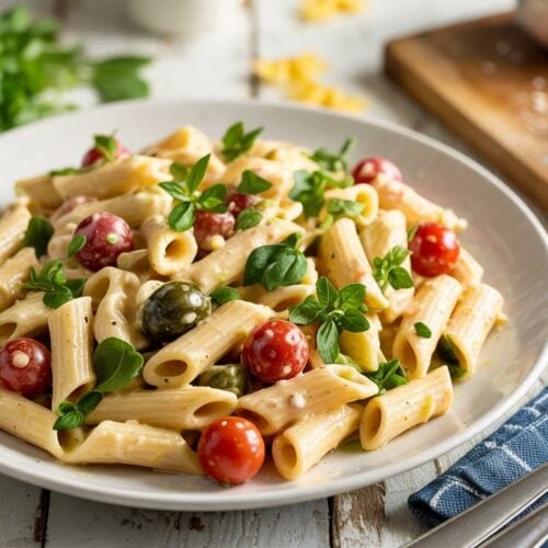 15 pasta salad recipes that stay good al 2DIpvVc5RUeclvZh0ynW5Q RWpUqxW0QFaaOJoTdxNNIg