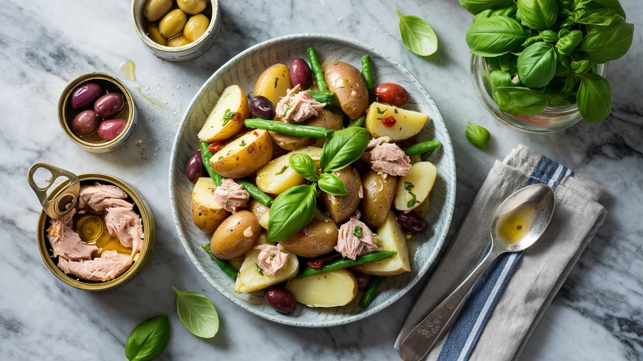 15 potato salad nicoise style with tuna W7GA5txJQLmvijdmBUir2g HCdfm 6FQGmbxqRd3ZCw w