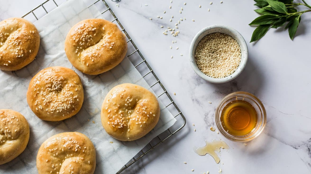 15 sesame seed flatbread rounds a bright FcThazQXQFesrPZwT cWGA 4 MgR8hZSP6RORUbfgQbKw