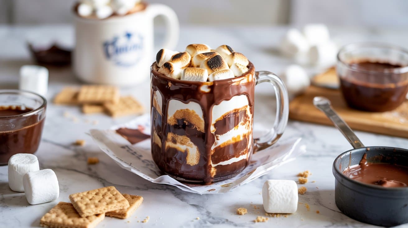15 smores mug cake a bright top down foo v1QIR 9 Rc6c4RdPPYNcJA tEiQHtoCRdGzaG6tmqWYdA