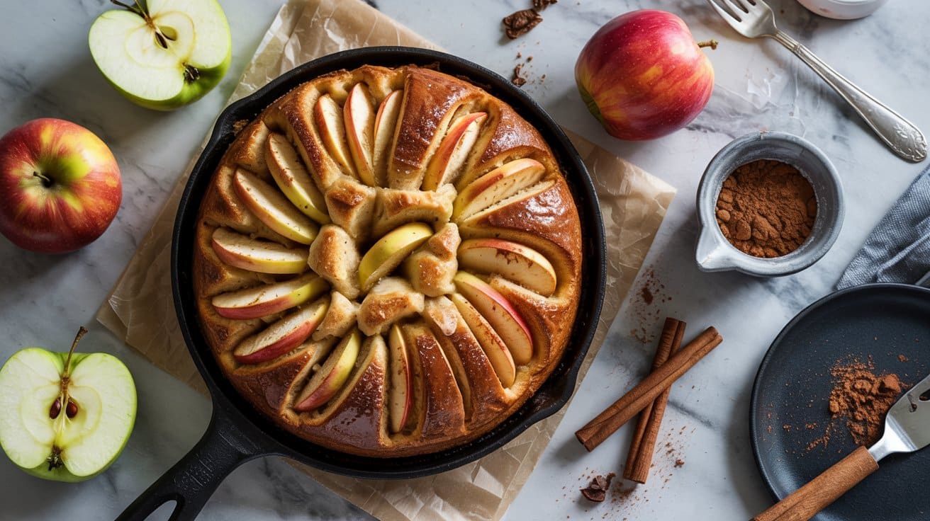 16 apple cinnamon skillet bread a bright xibPLj CRr6Spv4d80xeBw ICwOseJPRV2kbBfQHjTTvw