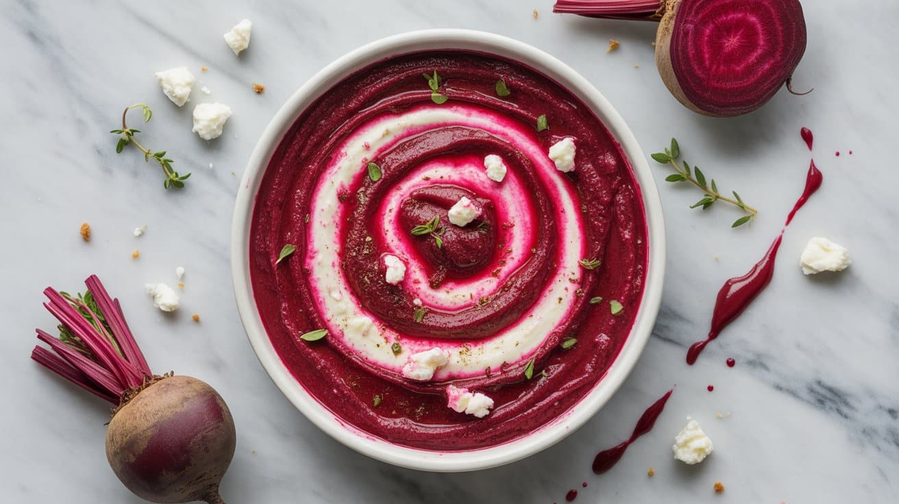 16 beet and goat cheese dip a bright top Oz eabKsTX2pPiRisB01Rw kWYFWdP4TNa2HPXXW3iJLA