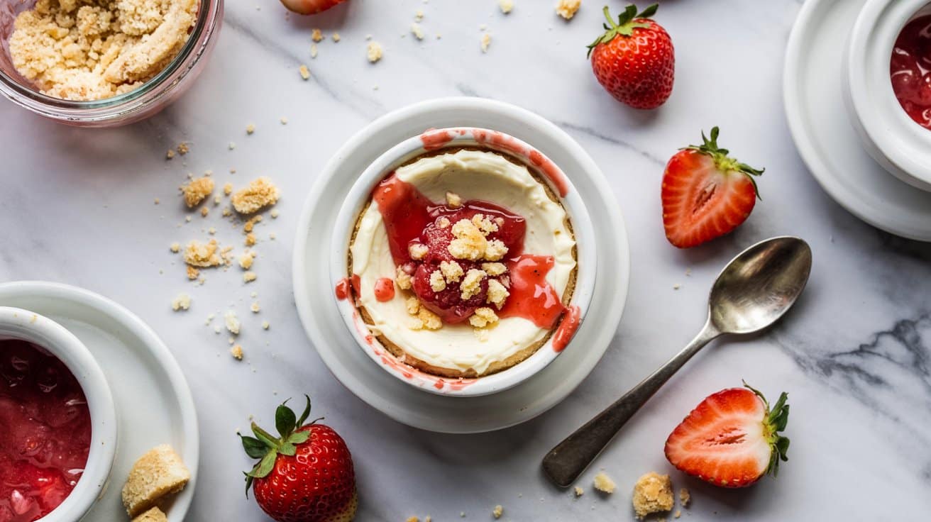 16 cheesecake mug cake a bright top down SpL2kzPZQyikFY22ruKp2g CCd02PhBROqOxN5LgwEpXA