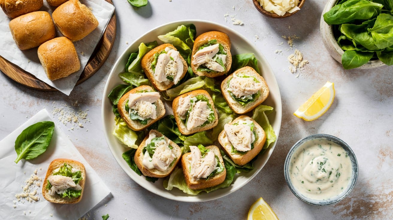16 chicken caesar salad bread bites a br 33NLzjblTiSpgh0ZnOuHxA dwVhYjmTRZmLRcD23HC3ig