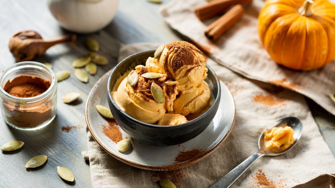16 spiced pumpkin coconut milk ice cream 2EI0Acm3SPiL0n6NYcVgXg Dkk9Z DMRbu8wUME Ge pw