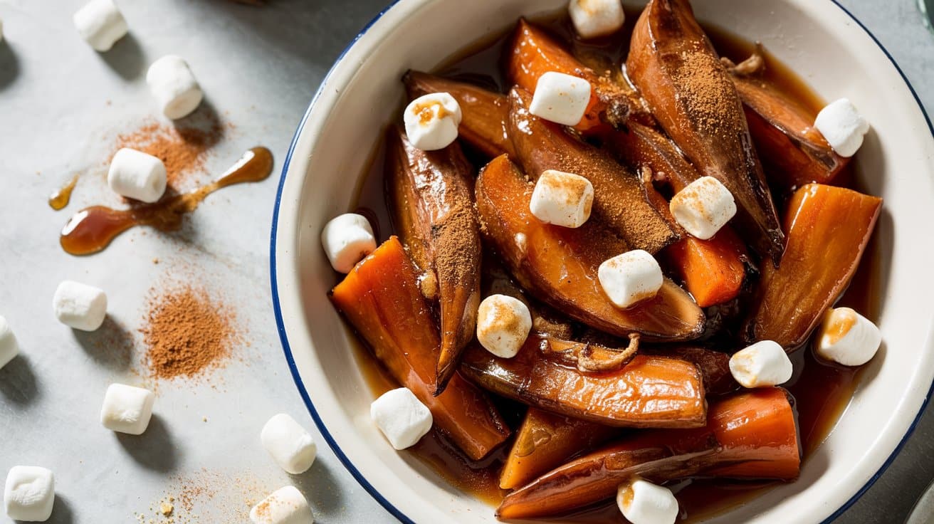 17 baked candied yams a bright top down IUom6egkS9mAHfFV1Yd1NQ WgiaDTMUQpuik8y27sVZMw