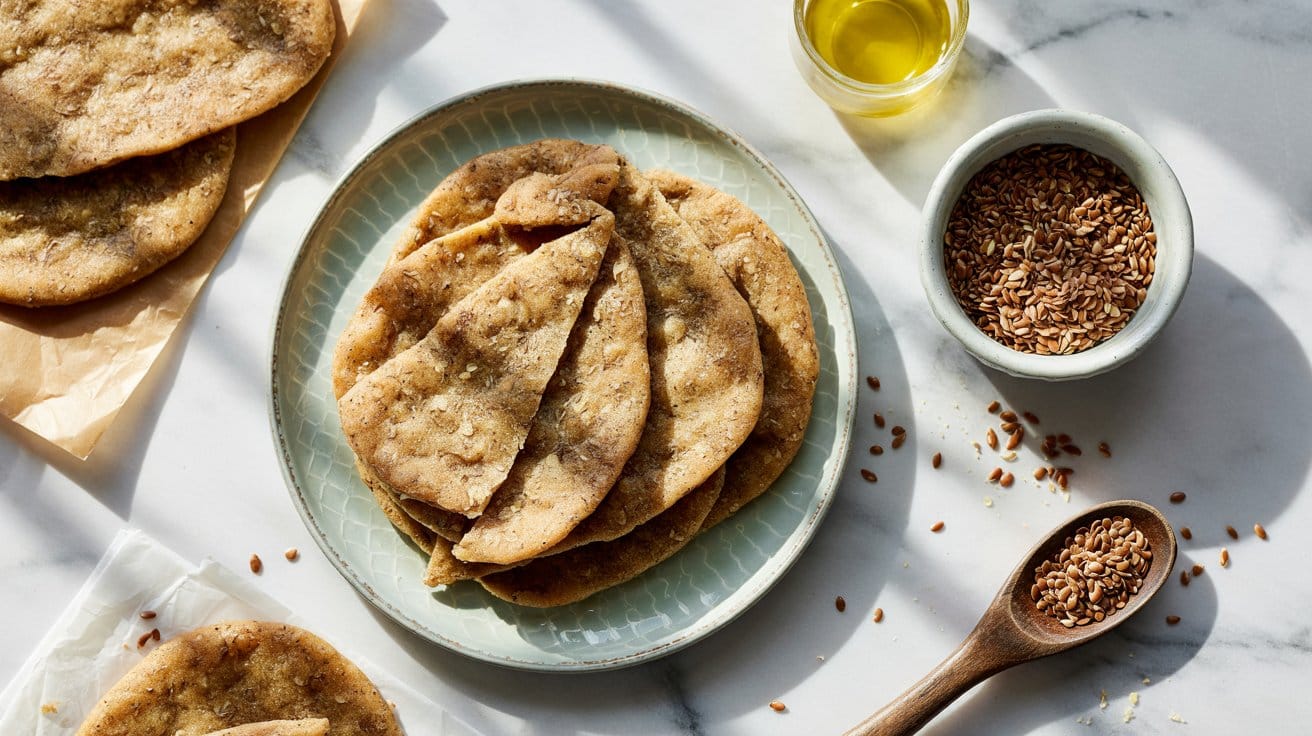 17 flaxseed meal flatbread a bright top QGa 8rF8T GGOuQn1NM82A zvSW5J9Q5SbCh1ytjSRsA