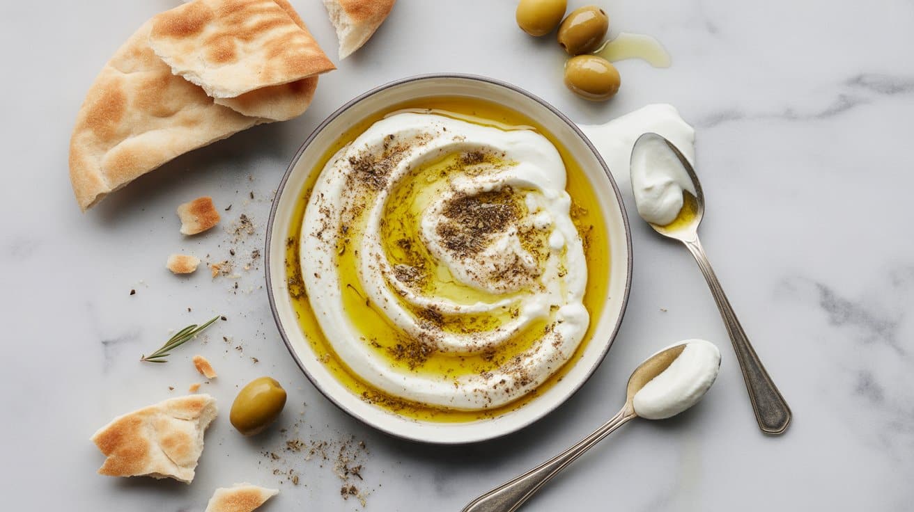 17 herbed labneh with zaatar and olive o TBAqWIaLS9O8eRLhQ0Jtwg i9MSQi62Qvu37c56w8hoUA