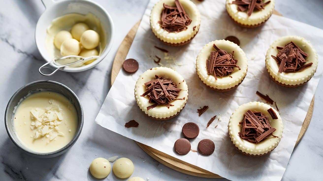 17 mini white chocolate cheesecakes a br tF1M3pdgQICqialQ FycwQ VTOJJhZjSnqy8 NoLOm9lg