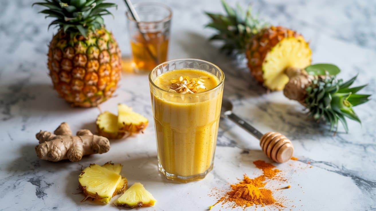 17 pineapple ginger glow smoothie a brig RB xldzKSDq7 wDuqB86iQ ajFgpXhOSZaAYFJMnxgigA