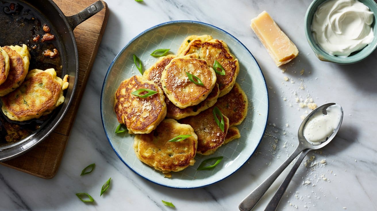 17 potato and parmesan pancakes a bright 2zLz4wqzRYmCcw5bGKBrHw 8A7hjr3zSvuo79S0N99pAA