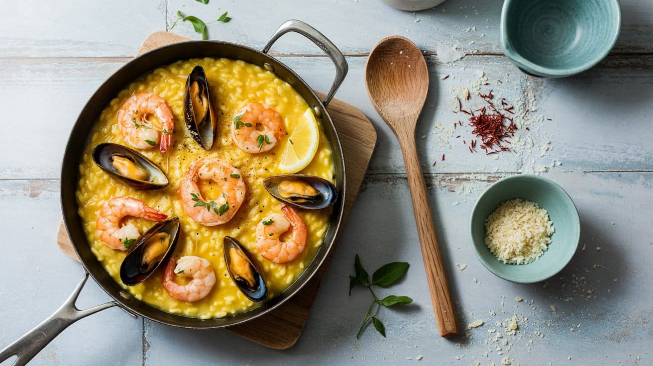 17 saffron seafood risotto a bright top bGdDtGdETjexcSRNPfEW5A baRf0599SxOjnQLBOkIrTA