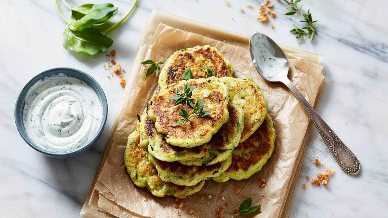 17 zucchini fritters with herb yogurt di 8ExgwUHsRnatlgqP881P6g 802DIlY7SM fPqHx 1W5CQ