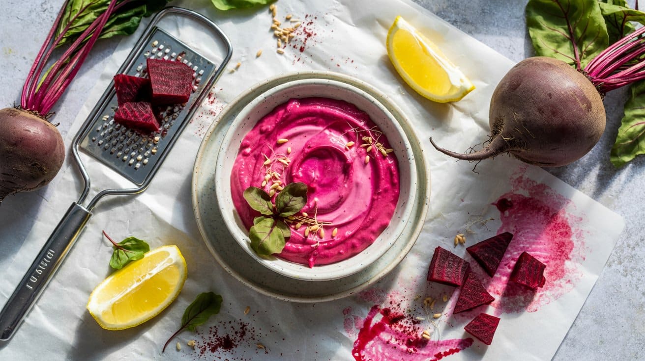 18 beet and yogurt dip a bright top down SqMZDnIfTJCq 0eHOQHFbw 61n RAq5JV JXrjKgg