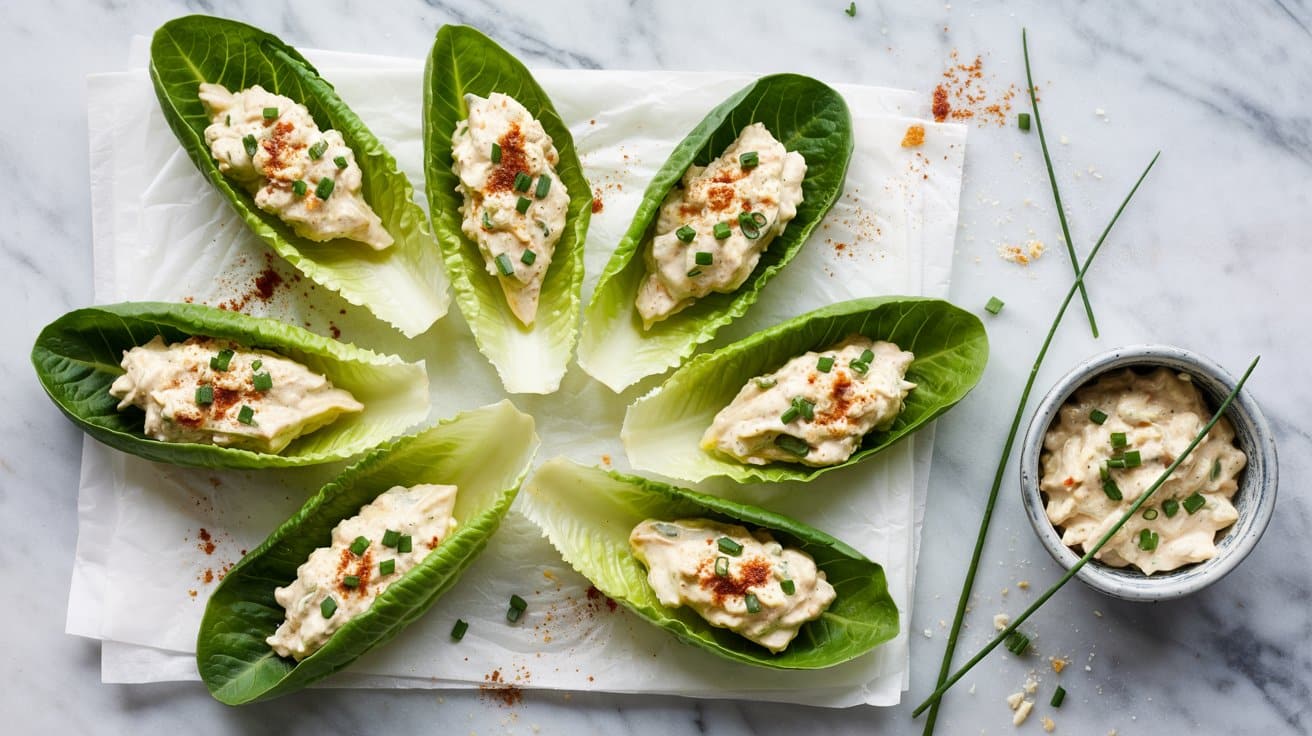 18 egg salad lettuce wraps a bright top dluGlGboQUG8Ut3V8 cBsQ xZL5lQYhTtyVHw3hY5UkSg