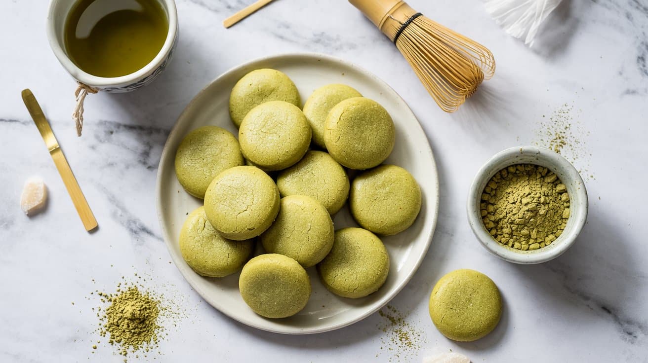 18 matcha green tea cookies a bright top KFg8CbNmR8m 88XG2EAFUA 24IBnVqIRIOk6hP EVFHTQ