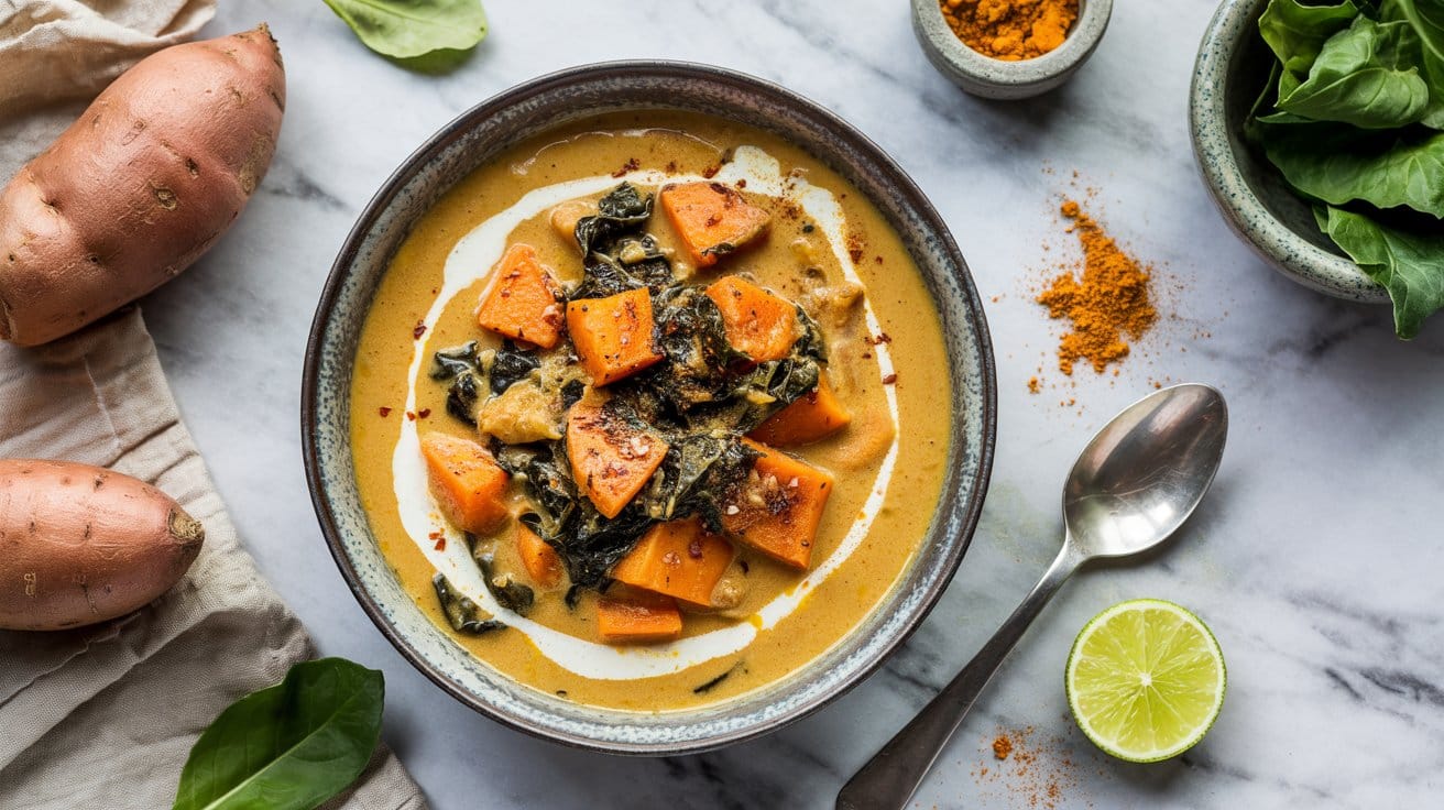 18 vegan sweet potato and kale curry a b eUlqxZqEQry14lw76Q25Zg e61k3sD R8WGomdfaJp35A