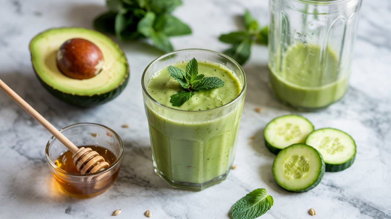19 avocado and cucumber mint smoothie a yEmrULn ThanGf3DODGJXQ 7WkBwos4SoSymI1tLudVww