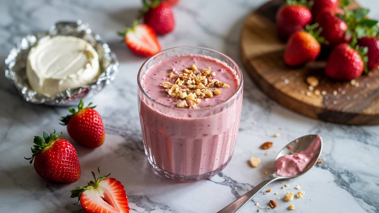 19 keto strawberry cheesecake smoothie a WlkXM4wcSXSp6Zbr7NKqCA uiGiYKEkSM2QXtJ6ugq 5A