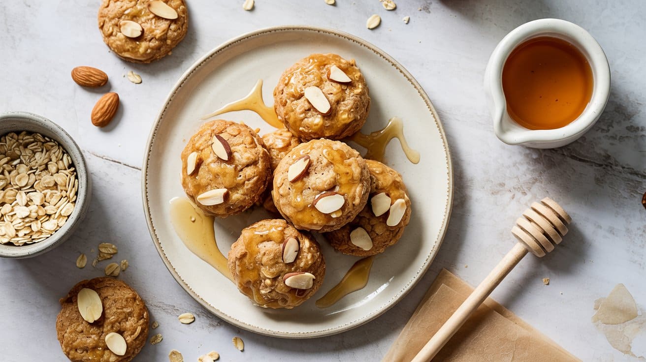 19 oatmeal drop biscuits with honey and YJA5tqlvTbC axDppAIO1A W3a25sQoR0KfclfTMnZDMg