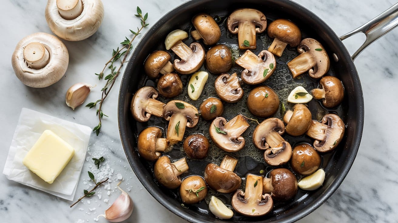 19 sauteed mushrooms with thyme and garl cAYvI3JoReuXYnsbloknyQ ZRXDHx8MT2aSsW7 dCSQ1Q