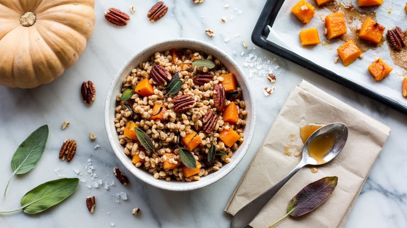 2 autumn farro salad with butternut squa fOBFwwq5Qyiirb8wYjSYfg JaBtjMG9Sli94ddLE XPCA