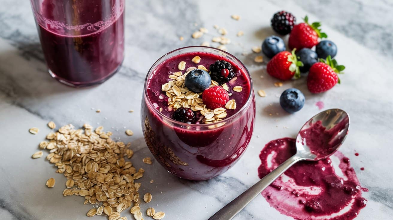 2 berry oat breakfast smoothie a bright EX8gvnv3Sa aqsvpV4gBnA dSjZ626zQbayAU9RczGdgA
