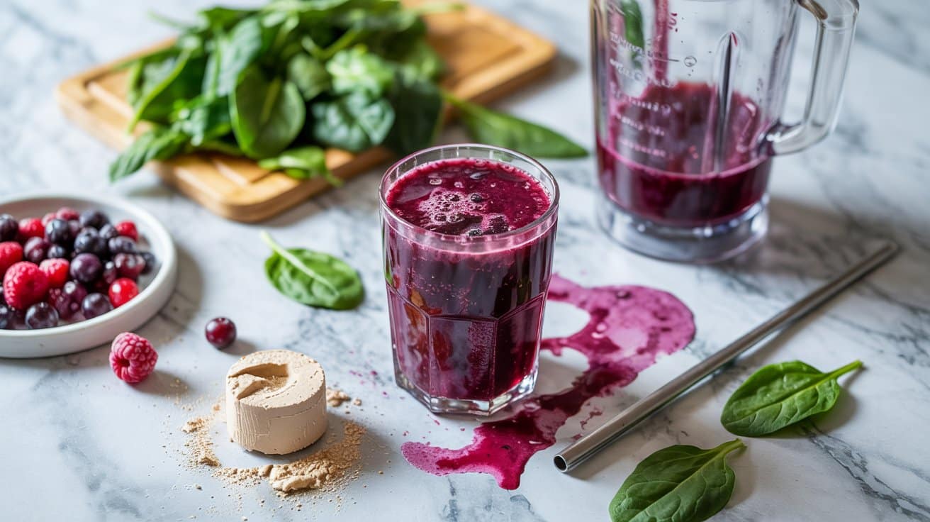 2 berry spinach recovery smoothie a brig lxgGeiqISdiXcPGeZ uq5A APfly43SRvyItmgVNxpeMw