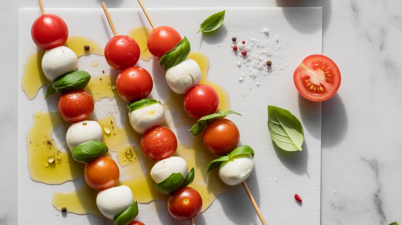 2 caprese skewers a bright top down food 71DCC5 eRcSBvZxKUnfkKw xcY9T9qPRbWrFY1hbCiqrQ