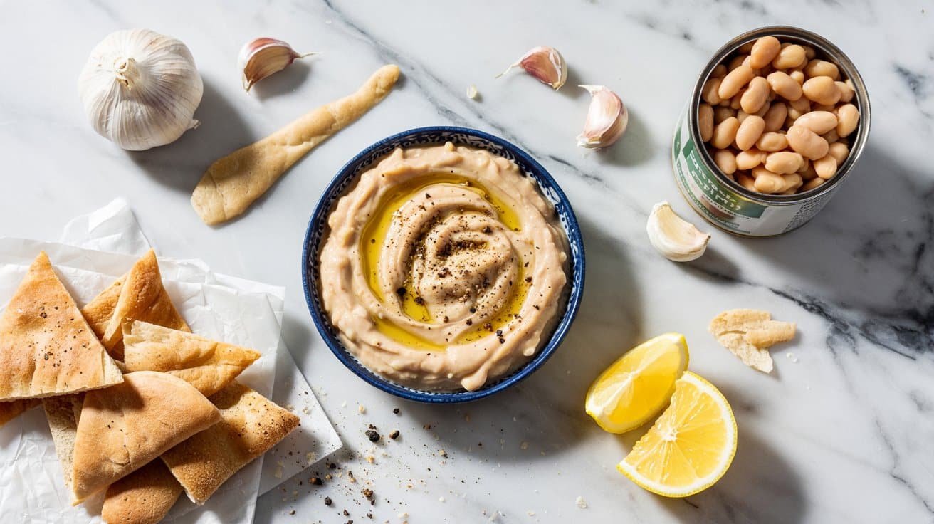 2 creamy white bean and garlic dip a bri KnjWcsctQ8SMoJp8XtW6lw zhB7Aeq5Sw moewaICuq5g