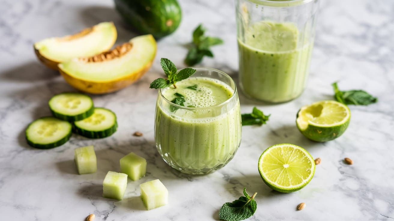 2 cucumber melon green smoothie a bright tfYJoaNCTBSGfv7TlNpUxw lNS0wJAOQTK24zGFhfKszA