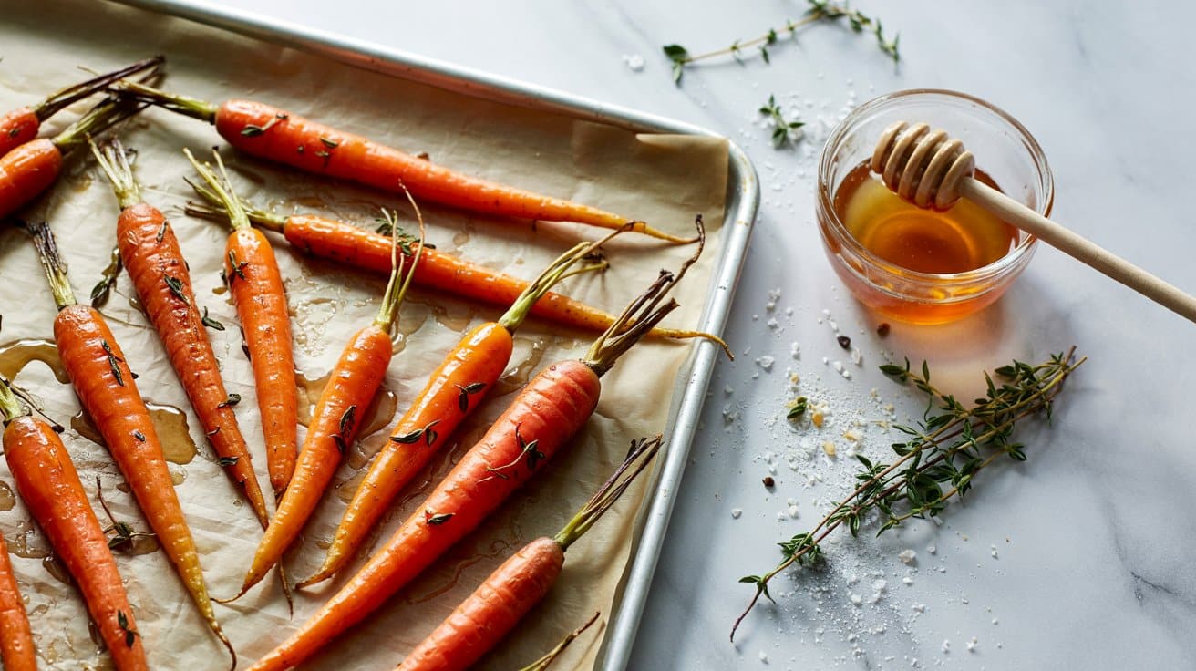 2 honey roasted carrots with thyme a bri 8 smtOwkSdm4iRgecsBH0Q 38qMv33 S 6WphdGq1 BJw