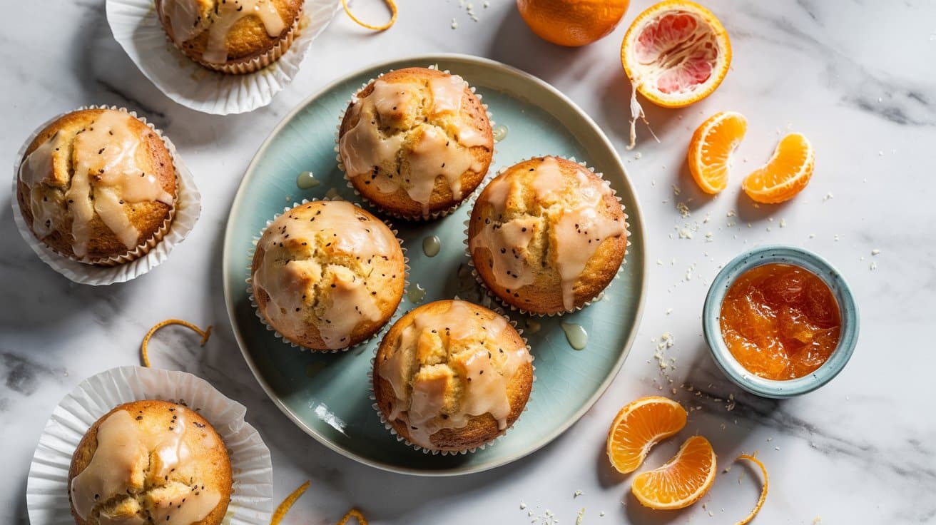 2 mandarin orange and poppy seed muffins H3TojpLZTKuPHqgrLCgzBA QghYZEqiSjeemzp2IqCZ1Q