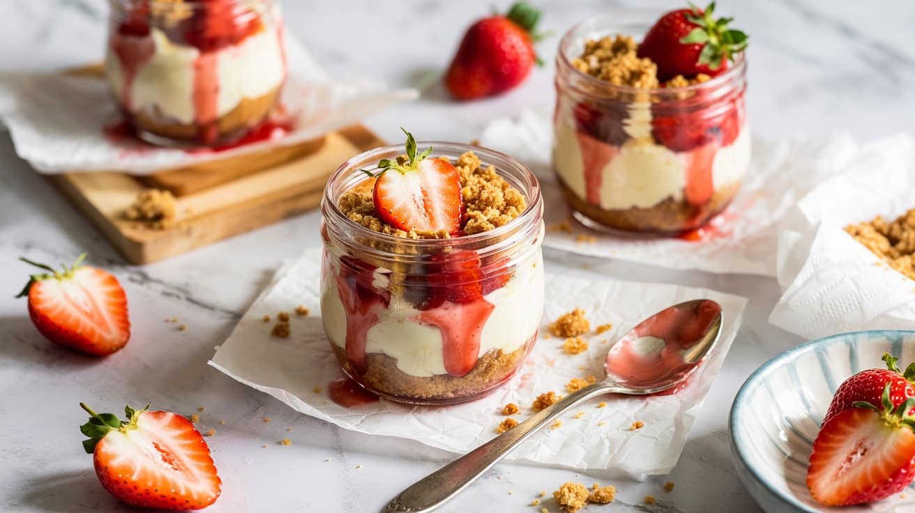 2 strawberry cheesecake jar a bright top 1sKNQXiXShax40DjHAOVzQ C74DV I3T8ecf1j7wFQKpA