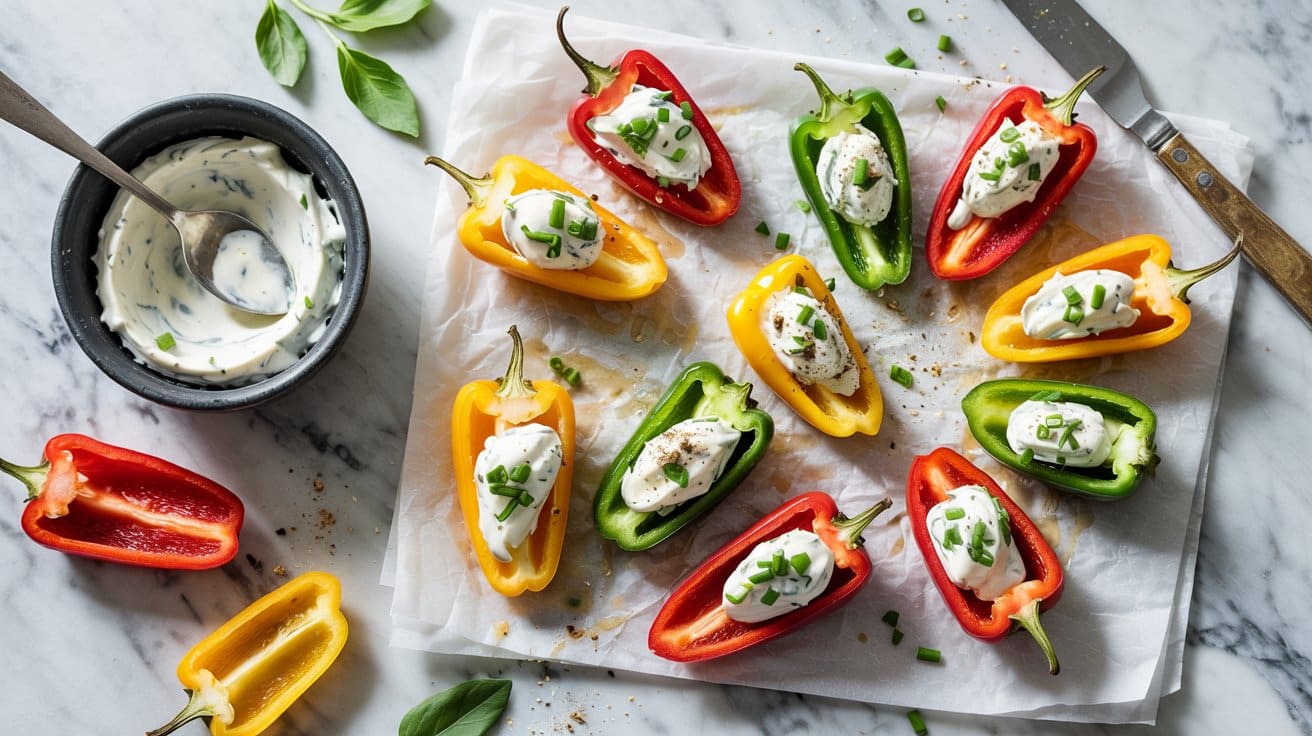 2 stuffed mini peppers with herbed cream u66dSKzISm bSH1XvM0vDg MOXGZIykTNubof Fh9P9LA