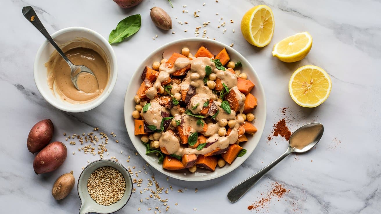 2 sweet potato and chickpea salad with w c0R1jZYqQ1i LMuEMU7CwA vT7u76hRQ9ScBAvmQLtoFA