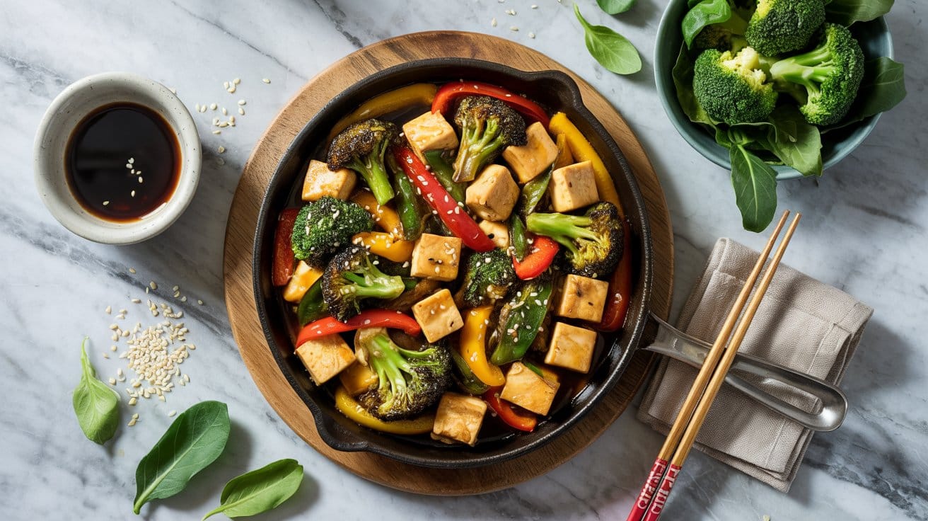 2 tofu stir fry with broccoli and bell p 3HUyLt uQAWfhzajl7epqQ SCH7SYvsQNOP2vu r9o70Q