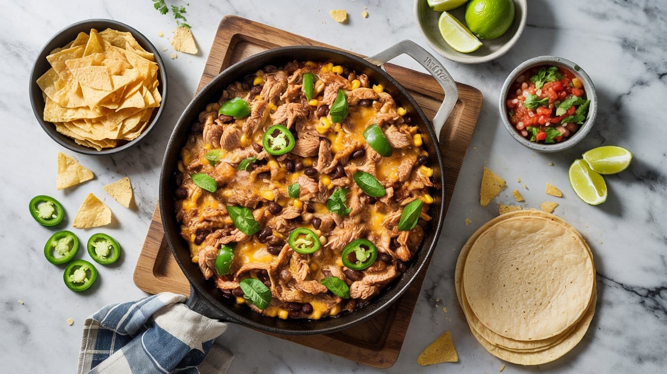 2 turkey taco skillet a bright top down l 0h7lWGROKzmEyFodnlFA YAu2JNi1SLaTcopmJvpLYA