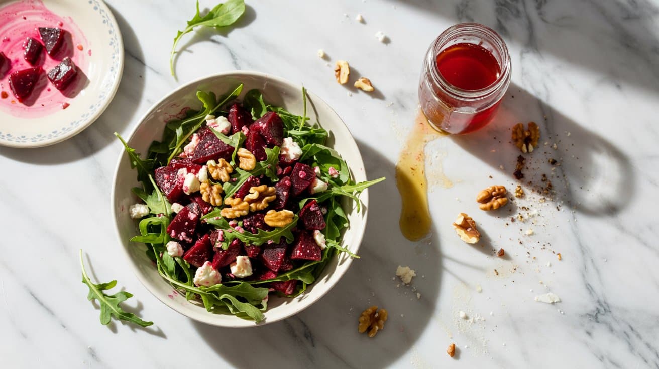 2 warm roasted beet and arugula salad wi gTSz2DL1QnSIgM93I1WvUg bGSRoVZLTP6UvfLkuKgdZA