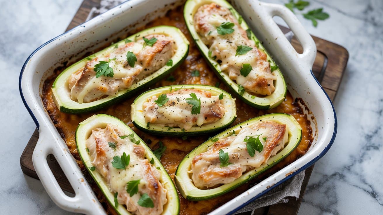 20 chicken alfredo stuffed zucchini boat Jonzj20jSRe sss5ner62Q 6eq wX2FS2O9XvXhG7k4qg