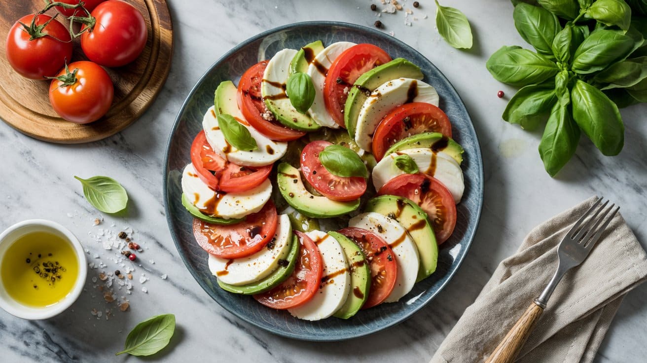 3 caprese avocado salad a bright top dow Q09 RCB ToyhwBPitdLGhA wDcWqCRXTmSu2c3N6akzeQ