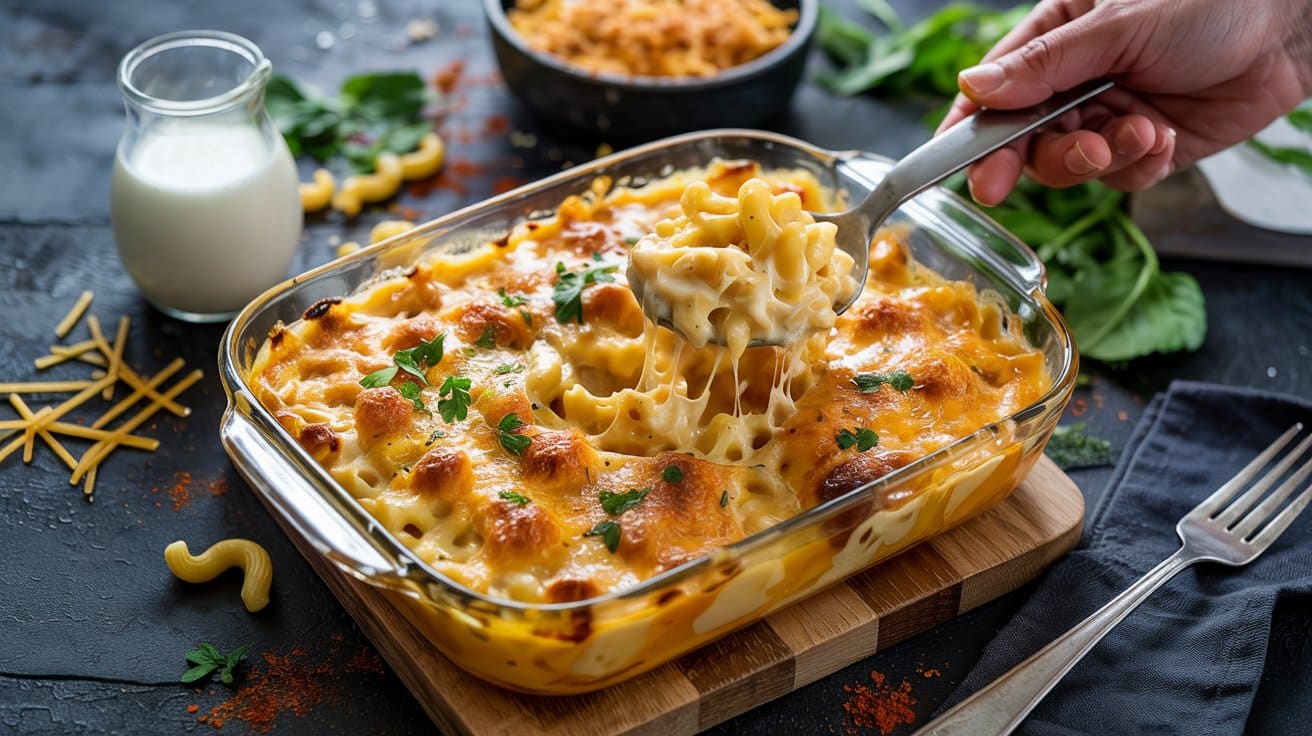 3 cheesy baked macaroni and cheese a bri iZs0SQqQT96g9qIH49Y2IA YqDvlN0oQnaOVBqeozigWQ