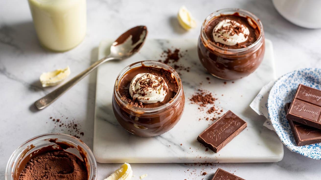 3 chocolate mousse jar a bright top down LJO6yjixQJGsaJSOCNvCJg CXdXVV9PQqK01vyolu3YkA