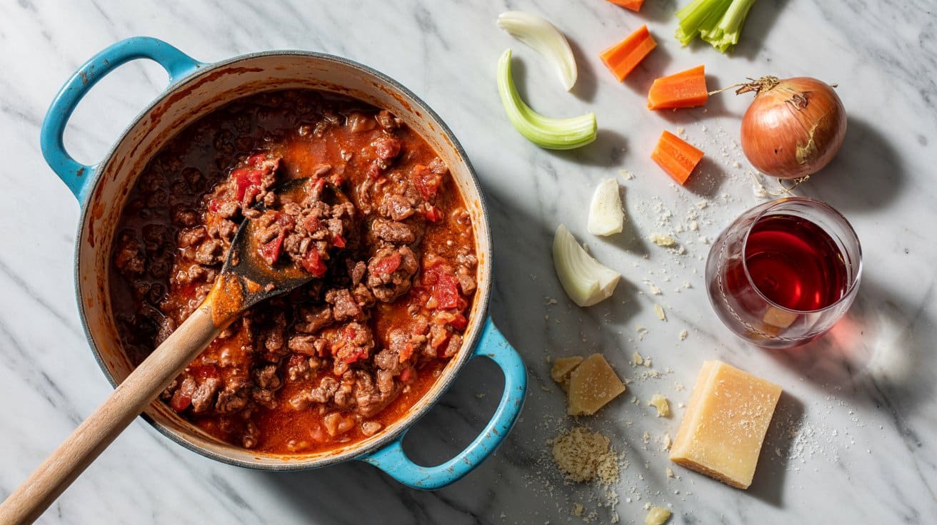 3 chunky bolognese meat sauce a bright t I7GdpQ1QYOQSZ2SL2YmtA YNXPMhpbSFqgufmgO4ykBw