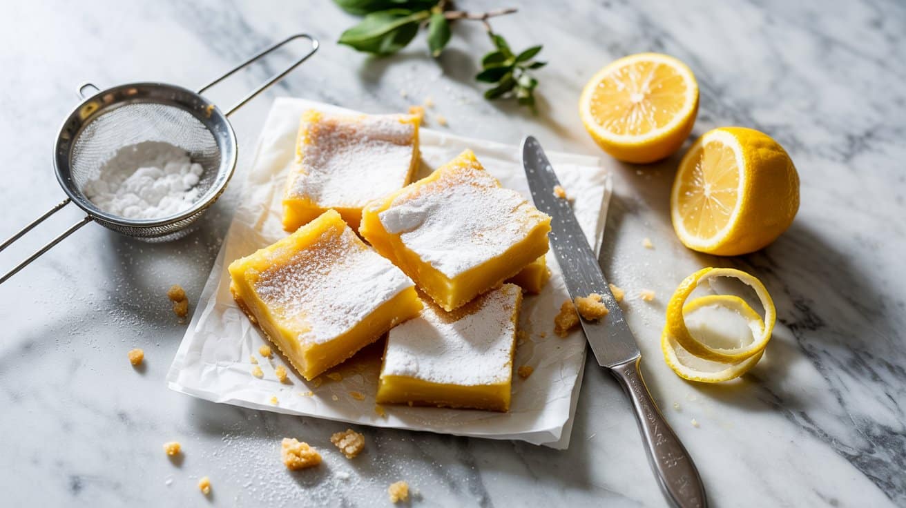 3 lemon bars a bright top down food phot BM p6nn7QIWBb3hFTMJf5Q vagc0AxhRmyIvzmLoQwcxw